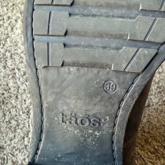 Taos distressed charcoal grey lace-up boots, women’s EU sz. 39/ US 8.5, perfect - Picture 9 of 11